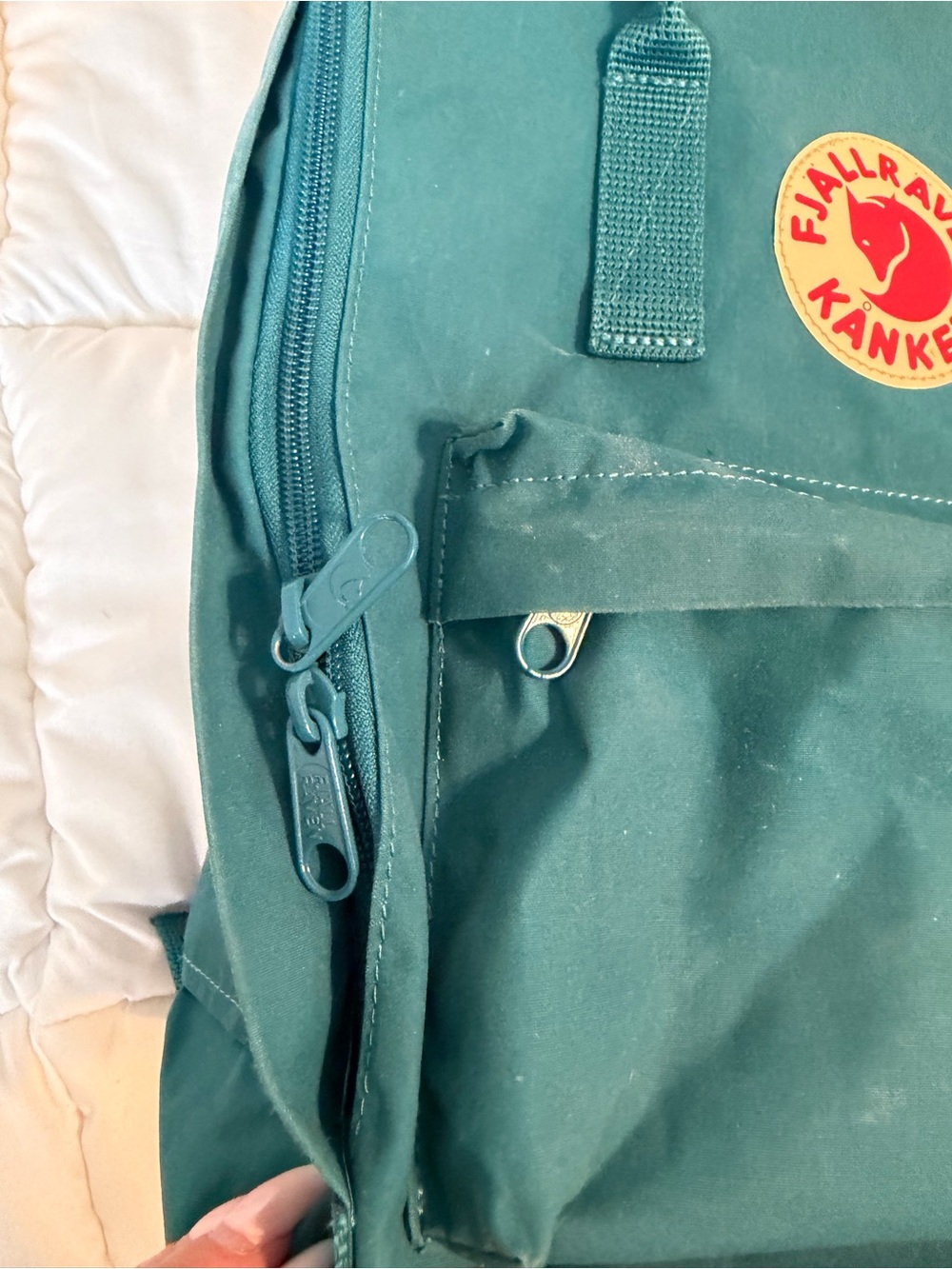 Fjallraven Kånken Backpack in Teal Blue - Picture 8 of 11
